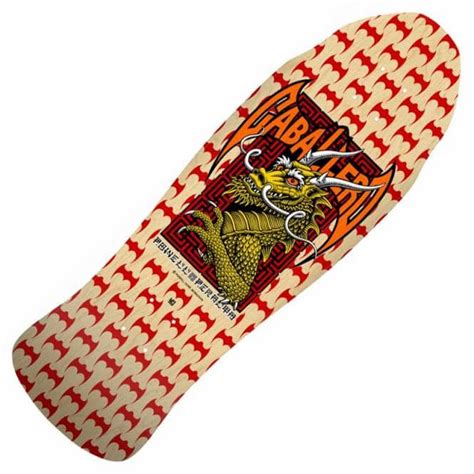 Powell Peralta Steve Caballero Street Natural Reissue Skateboard Deck