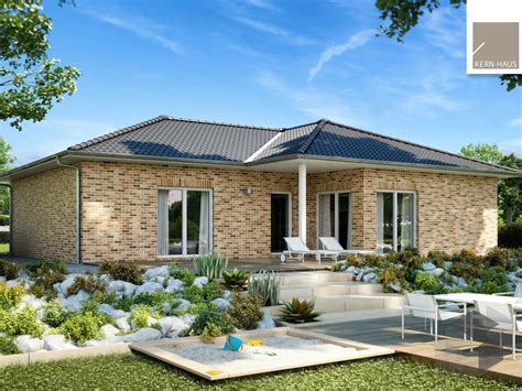 Barrierefreier Bungalow mit Klinkern | Terassenideen, Bungalow, Haus