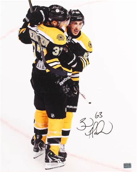 Brad Marchand Signed Boston Bruins 16x20 Stretched Canvas Your Sports