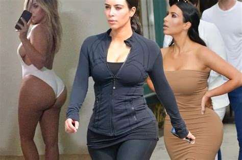 kim kardashian body secret revealed how to get her size 14 butt with a size 8 waist mirror