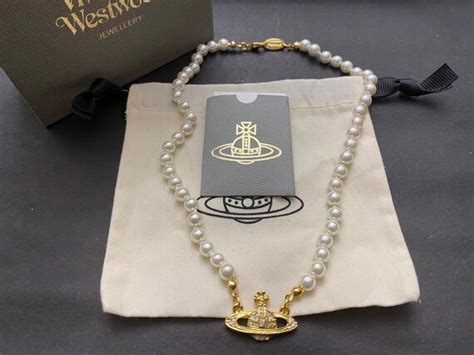 New In Box Vivienne Westwood Gold Pearl Choker Necklace Mini Etsy