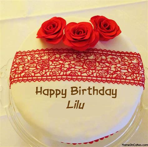 Happy Birthday Lilu Cake Images
