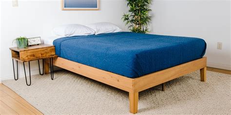 Build a bed frame quickly and inexpensively. Metal Platform Bed Frame Queen with Storage Headboard Easy ...