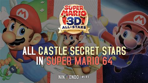 3d All Stars Guide All Castle Secret Stars In Super Mario 64