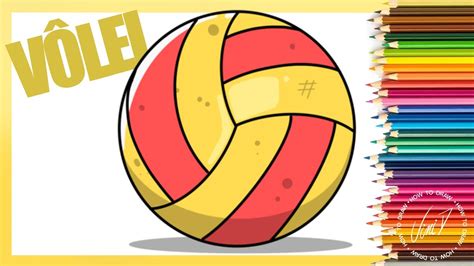 Bola De Volei Em Desenho