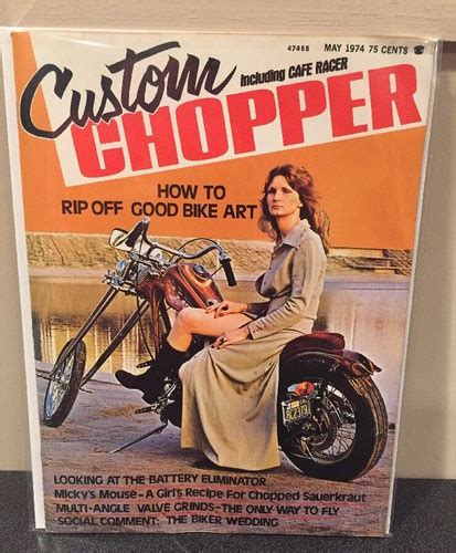 Custom Chopper Magazine May 1974 Bingos Swap Meet Garage