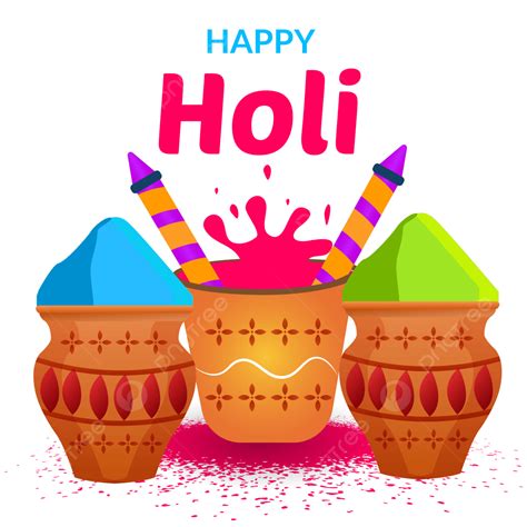 Happy Holi Colorful Festival Celebration Png Image And Vector File