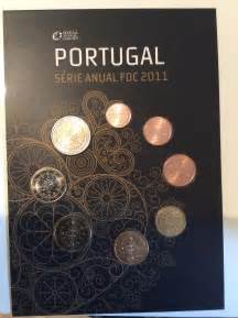Portugal Série Euro 2011 Fdc Fleur De Coin Pieces Eurotv Le