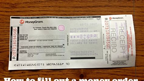 How to fill out a western union money order. Howto: How To Fill Out A Moneygram Money Order For Rent