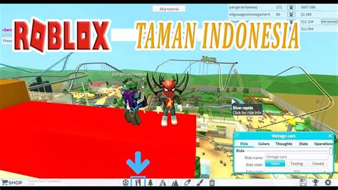 Roblox Indonesia Jalan Jalan Ke Taman Indonesia Youtube