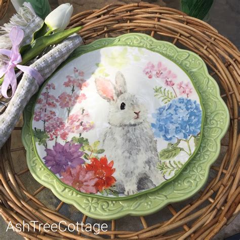 Ash Tree Cottage Bunny Plates For An Easter Brunch