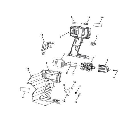 buy ryobi p202 replacement tool parts ryobi p202 diagram