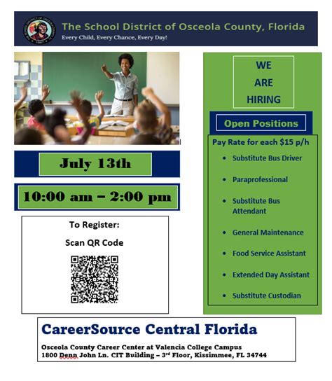 The Osceola County School District Human Resources Facebook