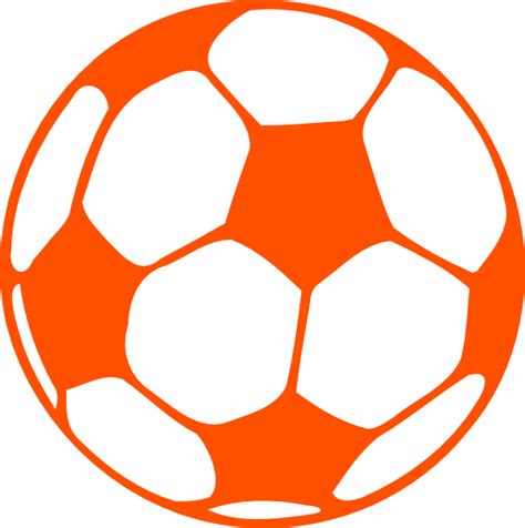 Orange Soccer Ball Clip Art At Vector Clip Art Online
