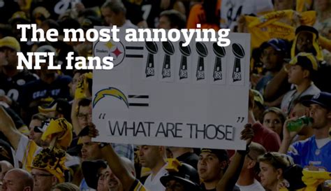 Most Annoying Nfl Fans Where Do The Eagles Steelers Ravens And
