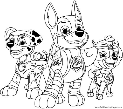 Ausmalbilder und malvorlagen ausmalbilder.info letztes update : Paw Patrol Mighty Pups Coloring Pages Printable - Free ...