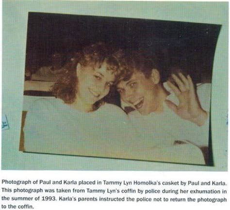 The Photograph Karla Homolka And Paul Bernardo Put In Tammy Homolkas