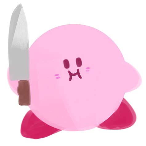Kirby Knife Sticker Hobbies And Toys Memorabilia And Collectibles Fan