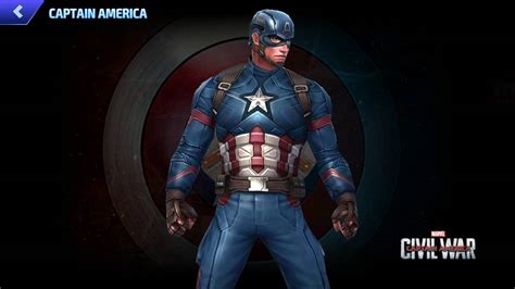 Marvel Future Fight Captain America Captain America Civil War Update
