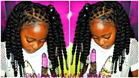 French crown braid hair tutorial | two little girls hairstyles. Protective Hairstyle For Kids With Thinning Hair - Wavy ...