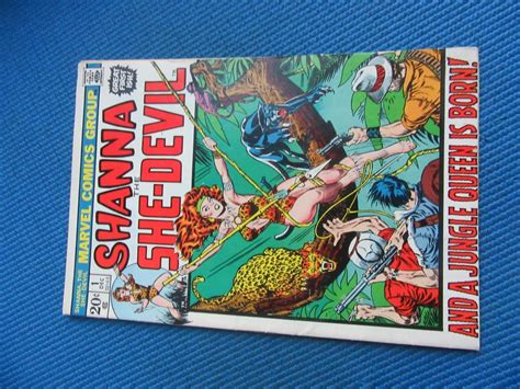 Shanna The She Devil 1 Vg 1st Issue And A Jungle Queen Is Born Terror Ebay