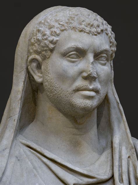 Emperor Maxentius As Pontifex Maximus Close Up Ostia Archaeological