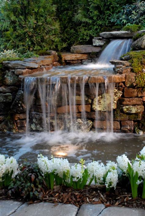 Measure the approximate surface area of your pond and then get a lot. Tips to Get The Best Backyard Waterfalls - Decoration Channel