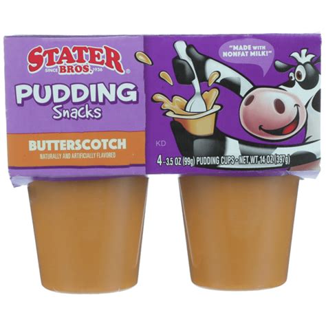 Stater Bros Butterscotch Pudding Snacks 35 Oz Instacart
