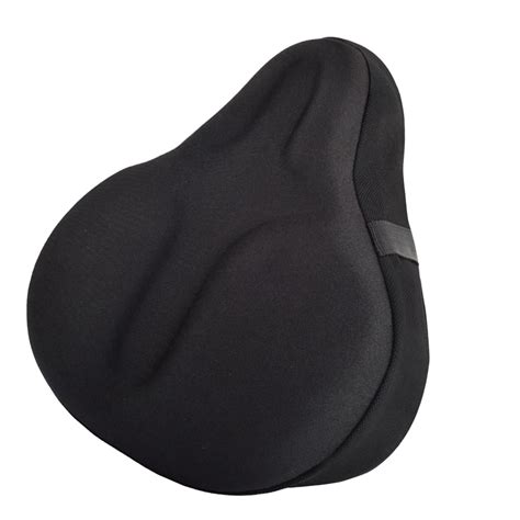 Comfortable Exercise Bike Seat Cover Large Wide Silicone Padded Cushion For Cruiser Bikes