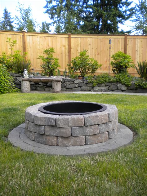 Fire Pit Done Outdoors Pinterest