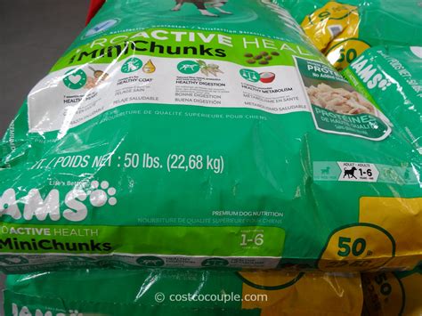 Just about every costco location has a food court, and across the nation, no matter which costco location you shop at, the menu is basically the same. Iams Mini Chunks Dog Food