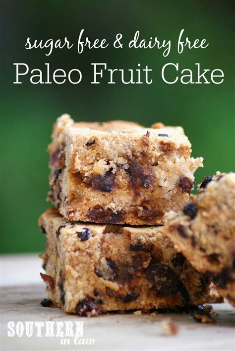This christmas fruit cake is perfect for your family and friends who can't have gluten and/or dairy. Southern In Law: Recipe: Paleo Fruit Cake (Sugar Free!)