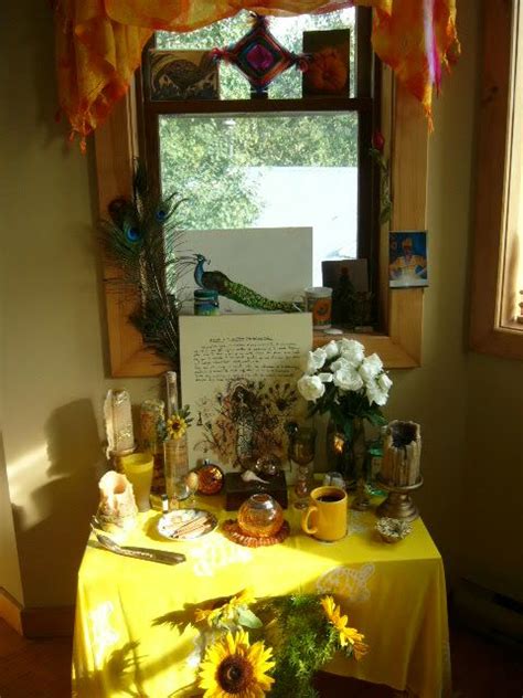 This Is A Beautiful Home Altar To Oshun Oshun Offerings Meditation
