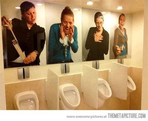 Awkward Restroom Love It Guerilla Marketing Bathroom Humor Mens