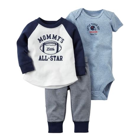 Carters Carters Baby Boys Mommys Little All Star 3 Pc Sets