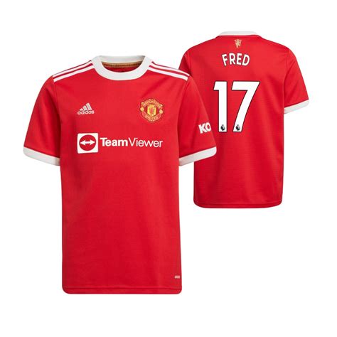 Manchester United Fred 2021 22 Home Jersey Red Replica