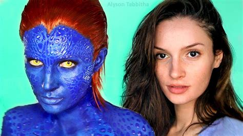 Mystique X Men Makeup Transformation Cosplay Tutorial Youtube