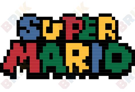 Super Mario Pixel Art Brik