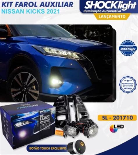 shocklight destaca kit de farol auxiliar para nissan kicks 2021 portal revista automotivo