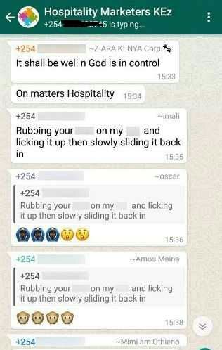 Whatsapp sex group