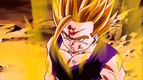 Dragon ball z fans, you're in for a sweet treat—but no, before you ask us, we're not saying this is the luckiest day of your life. gohan gifs | WiffleGif