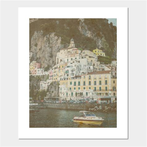 Vintage Amalfi Coast Amalfi Coast Posters And Art Prints Teepublic