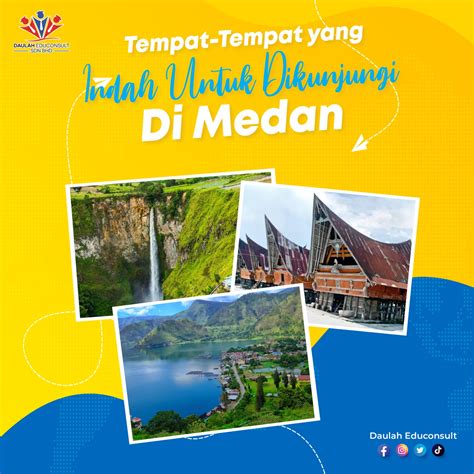 Tempat-Tempat yang Indah untuk Dikunjungi di Medan, Indonesia.