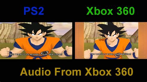 It was developed by dimps and published by atari for the playstation 2, and released on november 16. Dragon Ball Z Budokai - Xbox 360 & PS2 Comparison || SD vs ...