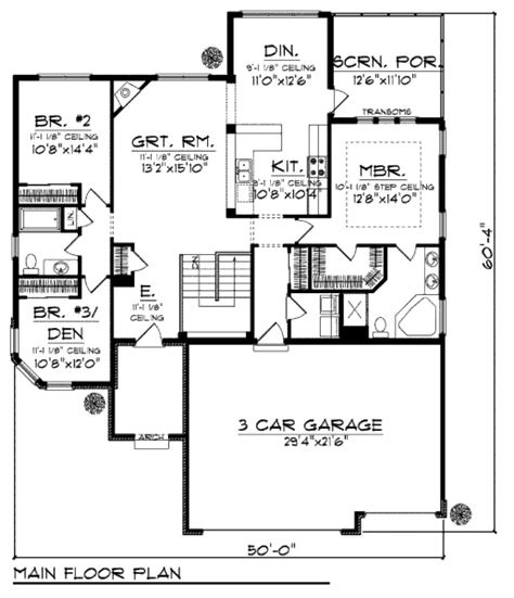 This group of garage plans ranges from simple two car garage plans to several large garage structures that include 3 car garage plans and apartments or granny flats above. European Style House Plan - 3 Beds 2.00 Baths 1627 Sq/Ft ...