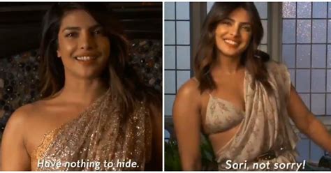 Flaunting Her Sexy Sari Priyanka Chopra Gives 5 Kickass Lessons