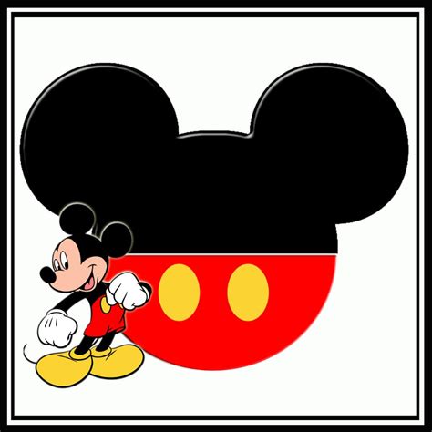 Mickey Mouse Head Stencil