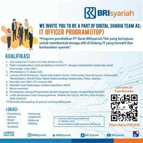 Perdana menteri sementara, dr mahathir mohamad berkongsi 3 gambar beliau bekerja di pejabat perdana menteri (pmo) di putrajaya. Lowongan Pekerjaan BRI Syariah - Fakultas Ekonomi UIN ...