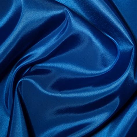 Royal Blue Taffeta Fabric Polyester Material 145cm 57 Wide