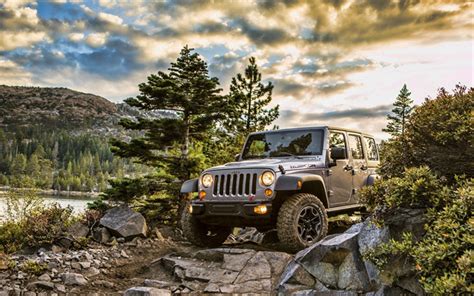 Download Wallpapers Jeep Wrangler Rubicon Offroad 2019 Cars Suvs